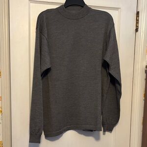 Bachrach Charcoal Merino Wool Sweater